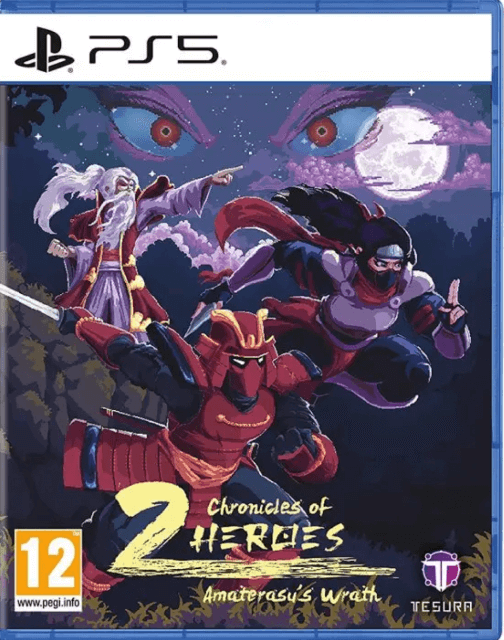 Chronicles of 2 Heroes: Amaterasu's Wrath box art for Playstation 5